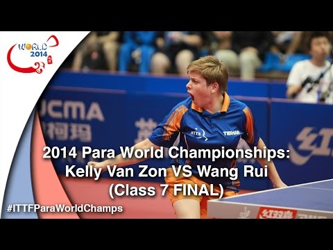 Para World Championships Full Match Van Zon VS Wang  (Class 7 Finals)
