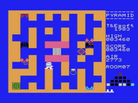 Pyramid Warp (1983, MSX, T&ESOFT)