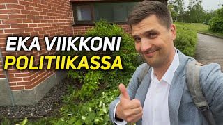 ENSIMMÄINEN VIIKKONI POLITIIKASSA | My week vlogi