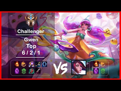 KR Challenger Replays Top Gwen vs Fiora Ep.3922