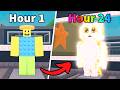 I Spent 24 HOURS In The Trading Plaza In Steal A Brainrot