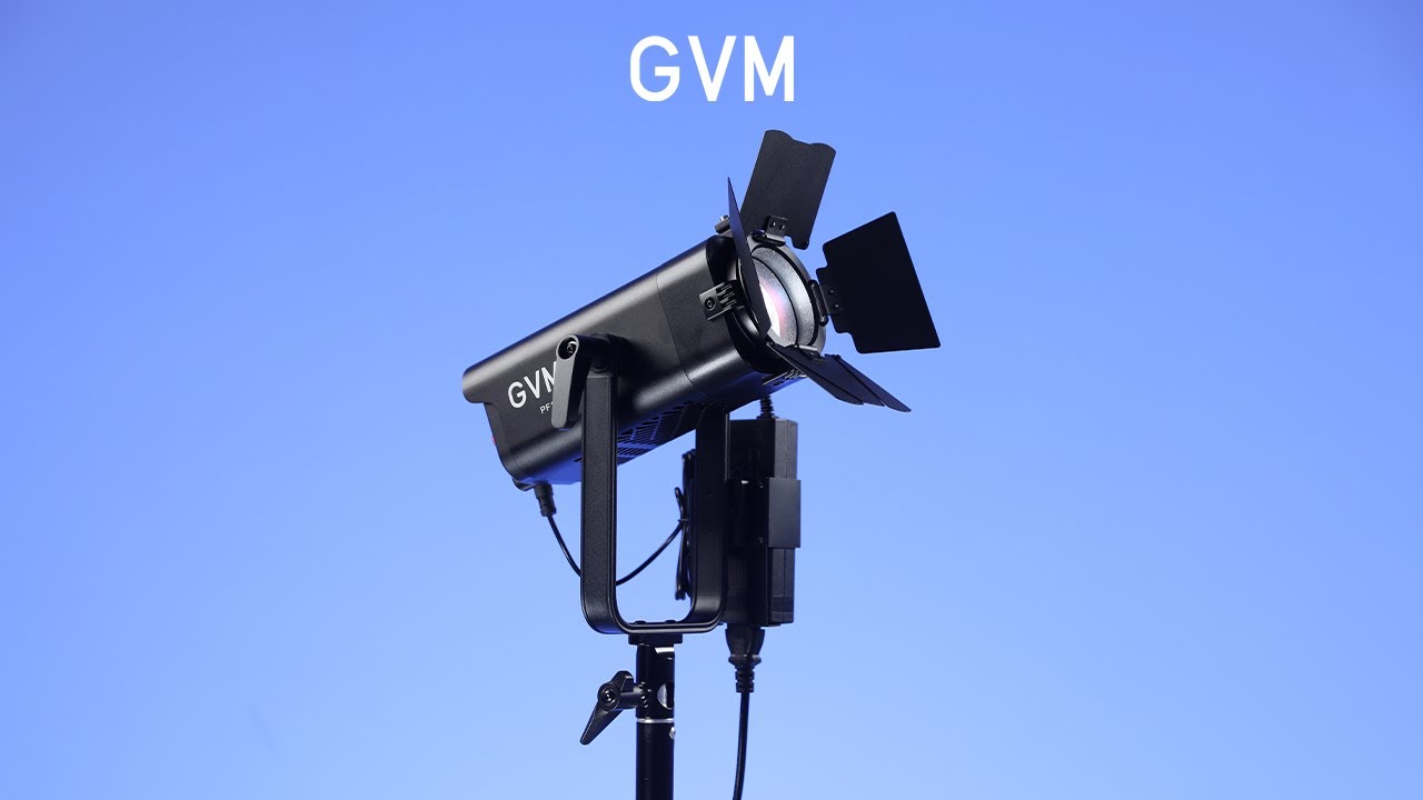 GVM PF100B | The Portable 100W Bi-Color Spotlight You Need
