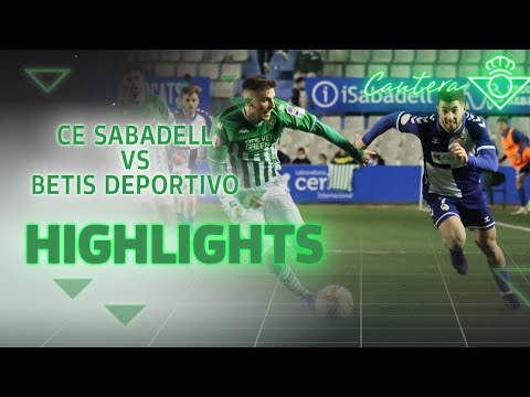 Resumen del partido CE Sabadell-Betis Deportivo (0-0) | CANTERA