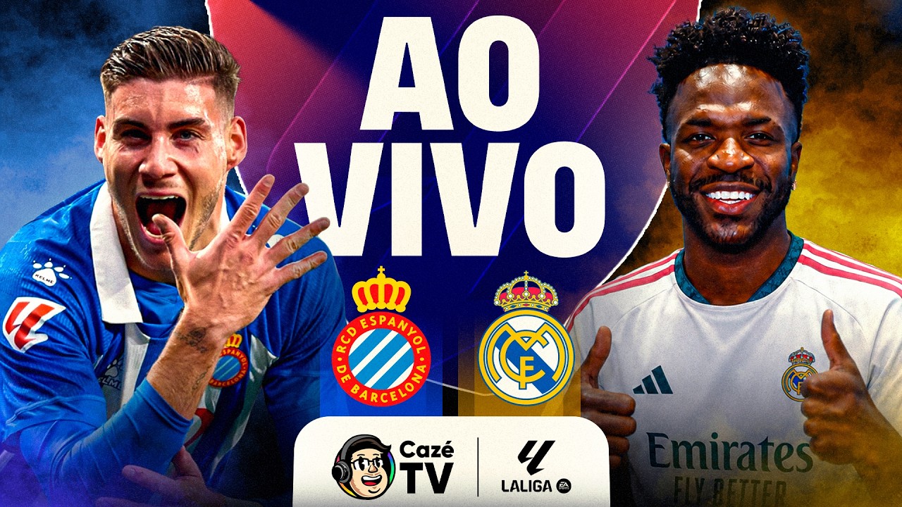 AO VIVO: ESPANYOL X REAL MADRID | 2ª RODADA | LA LIGA 26/27