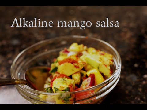 Alkaline Mango salsa  Dr. Sebi approved