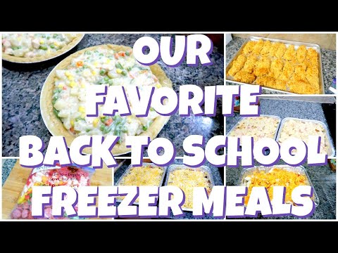 BACK TO SCHOOL FREEZER MEALS