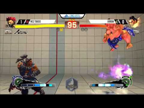 Tokido (Akuma) vs Arrow (Honda) - EVO 2015 USF4 Pools - 720p/60fps