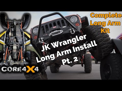 JK Wrangler Complete Long Arm Kit Installation