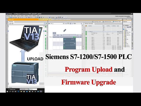 SC04. Siemens TIA Portal PLC Upload and Firmware Upgrade S7-1200/S7-1500