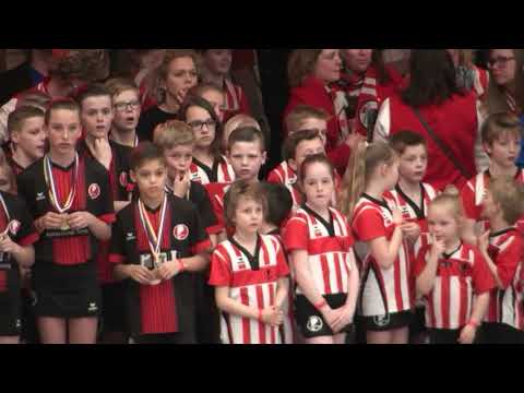 Sfeerbeelden vóór de wedstrijd Fortuna Delta Logistiek tegen PKC op 31 maart 2018