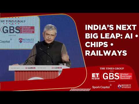 Ashwini Vaishnaw Discusses On AI Summit, Semiconductors, Electronics Mfg & Railways | GBS | ET Now