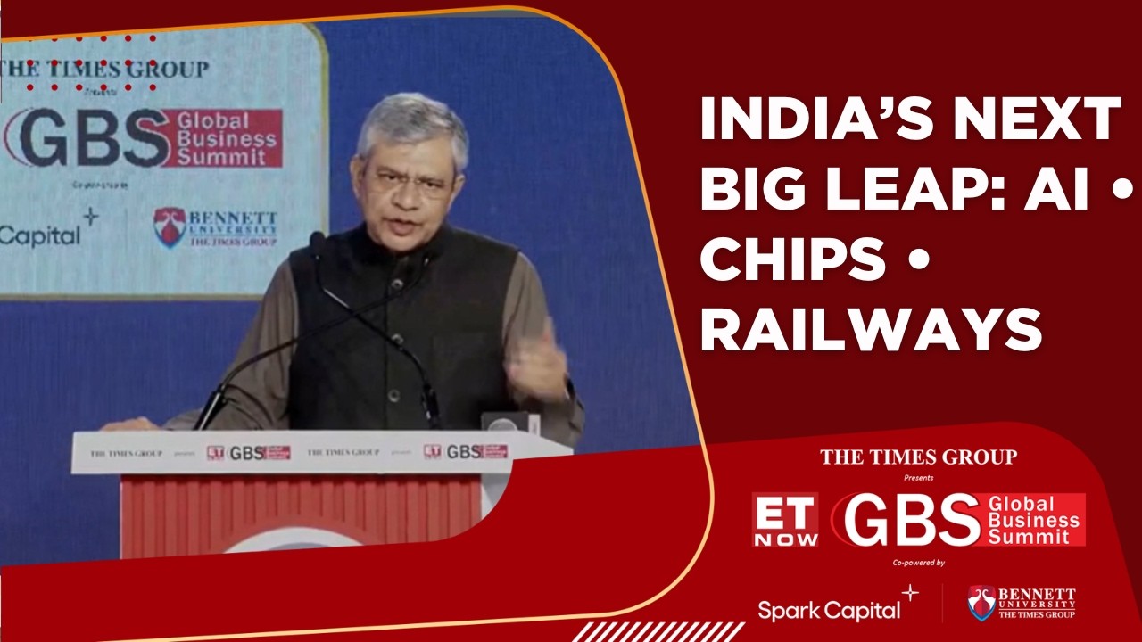 Ashwini Vaishnaw Discusses On AI Summit, Semiconductors, Electronics Mfg & Railways | GBS | ET Now