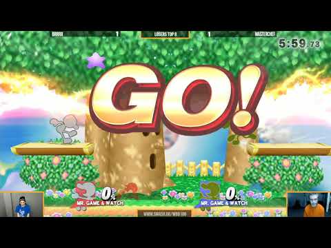 WBB #106  Brrrr (White G&W) vs MasterChef (Green G&W)   Losers Top 8   Smash 4 Singles