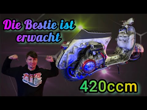 🏁 420cc Vespa with CR500 Honda cylinder