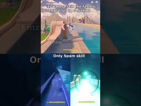 Genshin Impact Varesa is still fast? #genshinimpact #genshin #varesa