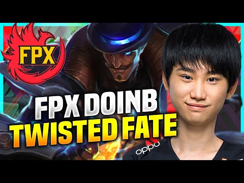 DOINB CHILLING WITH TWISTED! - FPX Doinb Plays Twisted Fate Mid vs Orianna! | KR SoloQ Patch 10.22