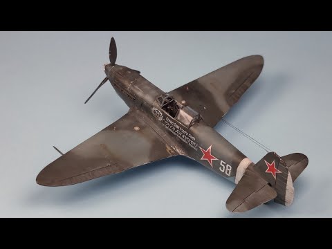 Arma Hobby Yakovlev Yak-1 B 1/72 scale model soviet aircraft full build and painting