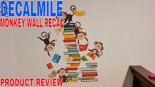 ✅  Decalmile Monkey Wall Recal 🔴