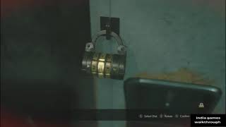INDIA GAMES WALKTHROUGH  Resident Evil 2 Remake   Sewers   Control Room Locker Puzzle