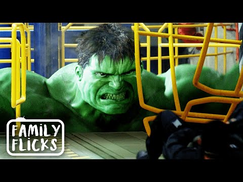 Hulk Escapes From The Military | The Hulk (2003) | Family Flicks