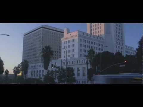 Sunrise over the occupied Los Angeles City Hall - Occupy Los Angeles!