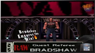 WWF No Mercy | Bradshaw as Referee! Faarooq vs. Blackman | N64 Classic