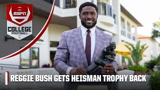 The moment Reggie Bush got the Heisman trophy back 👏 | ESPN College Football