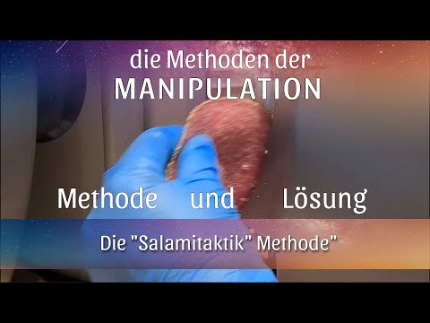 Die Manipulationsmethode SALAMITAKTIK und die Lösung wie du dich der Manipulation enziehen kannst.