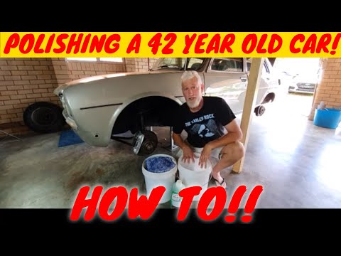 CLASSIC CAR PAINT CORRECTION | Peugeot 504 Restoration (Episode 13)