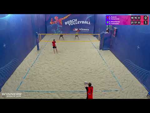 23:20 A. Bakotin / R. Voloshchuk - D. Kharchenko / O. Fedorenko 11.12.2022 |Winners Beach Volleyball