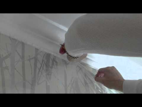 How To Paint Trim ( Crown Molding ) On Wallpaper Or Vinyl