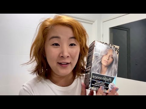 Can this L'Oreal Silver Grey boxed dye save my yellow...