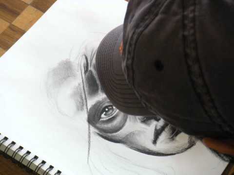Mike Packer drawing time lapse