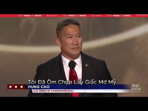 Cựu Đại Tá Hùng Cao Phát Biểu Tranh Cử Đại Hội Đảng Cộng Hòa Toàn Quốc 2024 - #HungCao