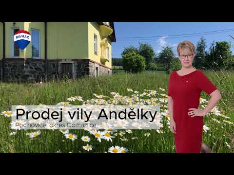 Vila Andělka v Pocinovicích, okres Domažlice