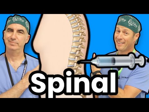Spinal Injected Into Spine By  Anesthesiologist Before Total Knee Replacement Surgery