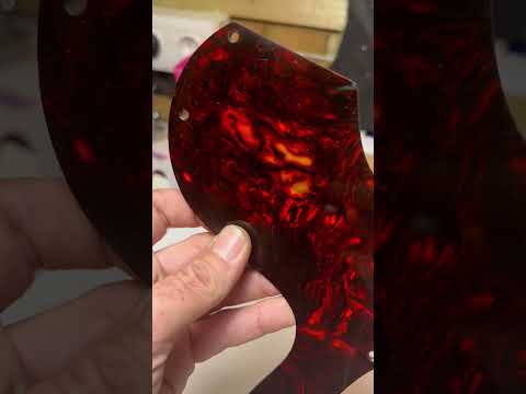 General Vintage Tone ®️ Custom Vintage Brown Tortoise Nitrate celluloid Pickguard For Gibson® SG® Junior - Brown tortoise Nitrate celluloid image 7