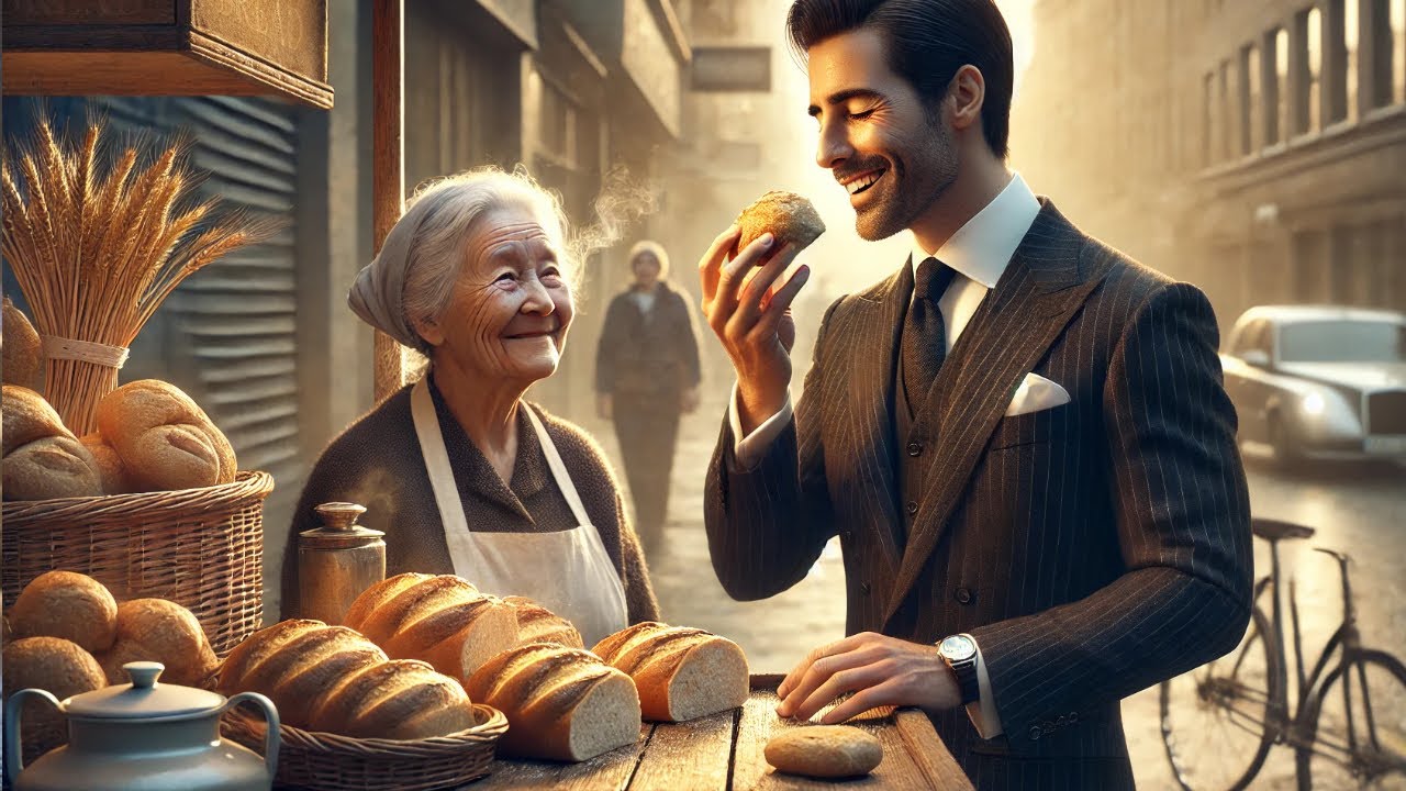 UNA ABUELA VENDÍA PAN EN LA CALLE, HASTA QUE SU TALENTO IMPRESIONÓ A UN MILLONARIO QUE LE PROPUSO...