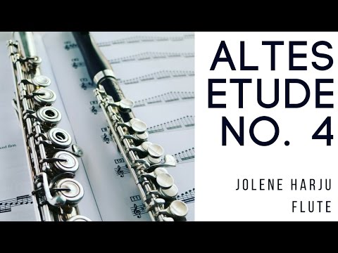 Altes Etude No. 4 for Flute - Moderato | Jolene Harju