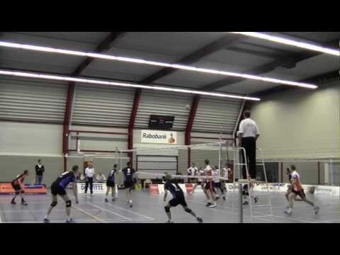 Volleybal Heren 1e div A: De Witte Olhaco H1 - SVS H1 [12-10-2013]