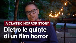 Il backstage di un film horror