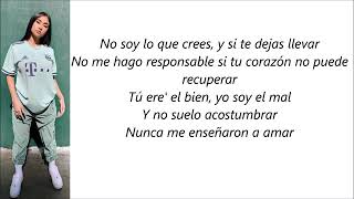 No te enamores de mi - paloma mami letra