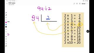 Operação de Divisão (Parte 2) ( basic division operation) (operación de división) (Matemática)