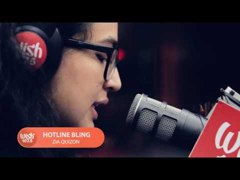 Zia Quizon covers  Hotline Bling  Drake LIVE on Wish 107 5 Bus