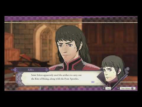 Meeting Aelfric and Lore Dumping Byleth's Mother Ashen Wolves Fire Emblem Three Houses DLC 4K