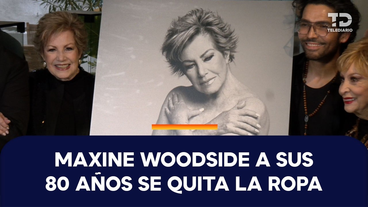 A sus 80 años, Maxine Woodside devela fotografía posando desnuda