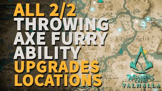 Throwing Axe Fury Ability Upgrade Tier 1 &amp; 2 Location Assassin's Creed Valhalla