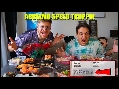 LET'S EAT €500 OF SUSHI AT THE MOST EXPENSIVE RESTAURANT IN MILAN! *I emptied my Hype account*