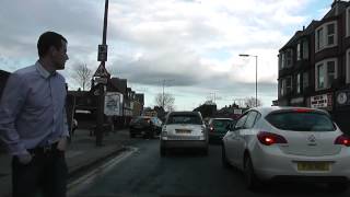 Driving Along Walton Vale & Longmoor Lane, Liverpool, Merseyside, England 14th April 2012