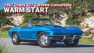 1967 Chevy 427 Corvette Convertible Warm Start